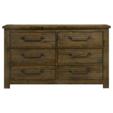 Doherty 6-drawer Bedroom Dresser Rustic Brown | Brown | Rustic Golden Brown | 225163