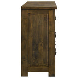 Doherty 6-drawer Bedroom Dresser Rustic Brown | Brown | Rustic Golden Brown | 225163