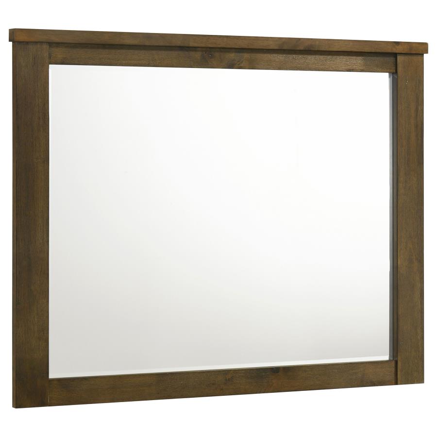 Doherty Rectangular Dresser Mirror Rustic Brown | Brown | Rustic Golden Brown | 225164