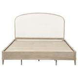 Lucaire California King Upholstered Panel Bed Sandstone | Beige | Sandstone / Cream | 225181KW