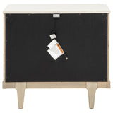 Lucaire 3-drawer Nightstand Bedside Table Sandstone | Beige | Sandstone | 225182