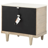 Lucaire 3-drawer Nightstand Bedside Table Sandstone | Beige | Sandstone | 225182