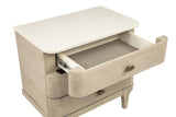 Lucaire 3-drawer Nightstand Bedside Table Sandstone | Beige | Sandstone | 225182
