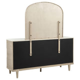 Lucaire 6-drawer Dresser Cabinet with Mirror Sandstone | Brown | Sandstone | 225183M