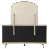 Lucaire 6-drawer Dresser Cabinet with Mirror Sandstone | Brown | Sandstone | 225183M
