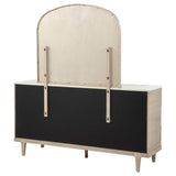 Lucaire 6-drawer Dresser Cabinet with Mirror Sandstone | Brown | Sandstone | 225183M