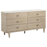 Lucaire 6-drawer Dresser Cabinet Sandstone | Beige | Sandstone | 225183