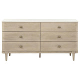 Lucaire 6-drawer Dresser Cabinet Sandstone | Beige | Sandstone | 225183