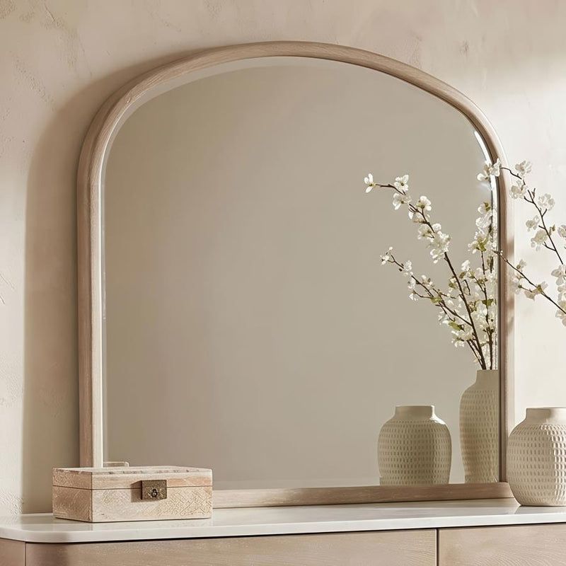 Lucaire Arched Dresser Mirror Sandstone