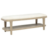 Lucaire Upholstered Bedroom Bench Sandstone | Ivory | Sandstone | 225186