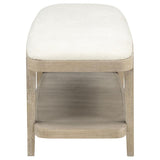 Lucaire Upholstered Bedroom Bench Sandstone | Ivory | Sandstone | 225186