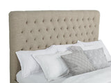 Chloe Upholstered California King Panel Bed Oatmeal | Beige | Oatmeal | 300007KW