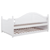 Julie Ann Wood Twin Daybed with Trundle White | Twin | White | 300053