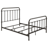 Livingston Metal Full Open Frame Bed Dark Bronze | Brown | Dark Bronze | 300399F