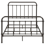 Livingston Metal Full Open Frame Bed Dark Bronze | Brown | Dark Bronze | 300399F