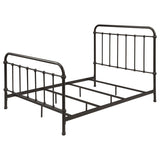 Livingston Metal Full Open Frame Bed Dark Bronze | Brown | Dark Bronze | 300399F