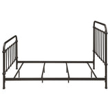 Livingston Metal Full Open Frame Bed Dark Bronze | Brown | Dark Bronze | 300399F