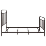 Livingston Metal Queen Open Frame Bed Dark Bronze | Brown | Dark Bronze | 300399Q