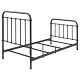 Livingston Metal Twin Open Frame Bed Dark Bronze | Twin | Brown | Dark Bronze | 300399T