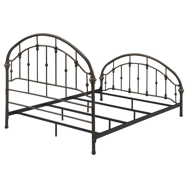 Dakota Metal Queen Open Frame Bed Dark Bronze