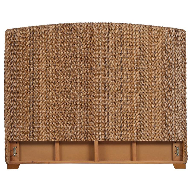 Laughton Woven Banana Leaf Headboard Amber