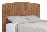 Laughton Woven Banana Leaf Queen Panel Headboard Amber | Queen | Brown | Amber | 300501QB1