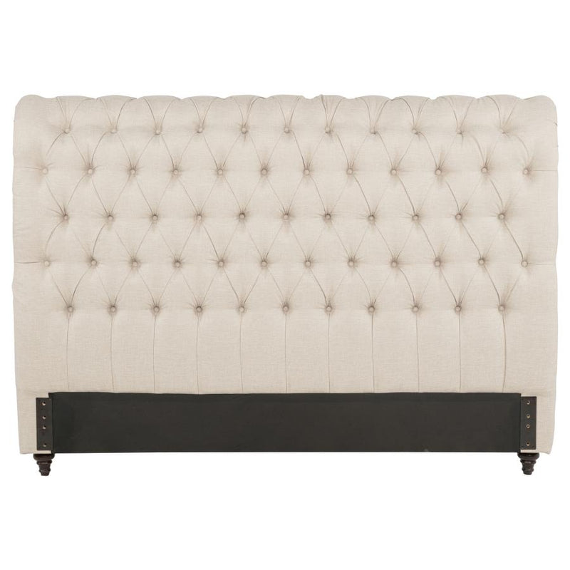 Devon 57-inch Upholstered Headboard Beige