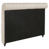 Devon 57-inch Upholstered Full Headboard Beige | Full | Beige | 300525FB1