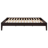 Hounslow California King Universal Platform Bed Cappuccino | Brown | Cappuccino | 300555KW