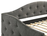 Sadie Upholstered Twin Daybed with Trundle Grey | King | Grey | 300638