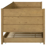 Calinda Wood Twin Daybed With Trundle Natural | Twin | Beige | Natural | 300685