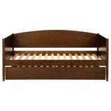 Bozeman Wood Twin Daybed With Trundle Medium Walnut | Full | Brown | Medium Walnut | 300686