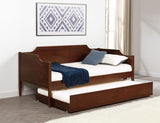 Redding Wood Twin Daybed With Trundle Cherry | Twin | Brown | Cherry | 300687