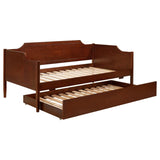 Redding Wood Twin Daybed With Trundle Cherry | Twin | Brown | Cherry | 300687