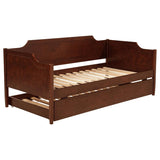 Redding Wood Twin Daybed With Trundle Cherry | Twin | Brown | Cherry | 300687
