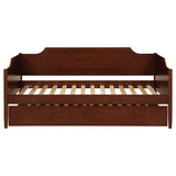 Redding Wood Twin Daybed With Trundle Cherry | Twin | Brown | Cherry | 300687