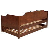 Redding Wood Twin Daybed With Trundle Cherry | Twin | Brown | Cherry | 300687