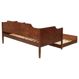 Redding Wood Twin Daybed With Trundle Cherry | Twin | Brown | Cherry | 300687