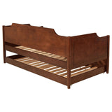 Redding Wood Twin Daybed With Trundle Cherry | Twin | Brown | Cherry | 300687