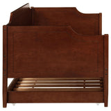 Redding Wood Twin Daybed With Trundle Cherry | Twin | Brown | Cherry | 300687