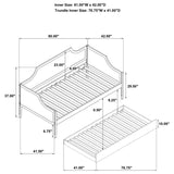 Redding Wood Twin Daybed With Trundle Cherry | Twin | Brown | Cherry | 300687