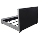 Patricia 58-inch Boucle Upholstered Eastern King Bed Grey | Grey | 300719KE