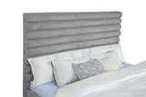 Patricia 58-inch Boucle Upholstered Eastern King Bed Grey | Grey | 300719KE