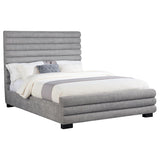 Patricia 58-inch Boucle Upholstered Queen Bed Grey | King | Grey | 300719Q