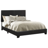 Dorian Faux Leather Upholstered Full Panel Bed Black | Black | 300761F