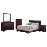Dorian 4-piece Twin Bedroom Set Dark Cocoa | Full / 5-piece | 300762F-S5