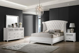 Barzini 4-piece Queen Bedroom Set White | Gallery | 300843Q-S4 300843KE-S4 300843KW-S4 300843Q-S5 300843KE-S5 300843KW-S5