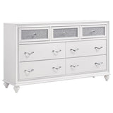 Barzini 4-piece Queen Bedroom Set White | Gallery | 300843Q-S4 300843KE-S4 300843KW-S4 300843Q-S5 300843KE-S5 300843KW-S5