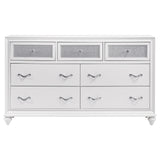 Barzini 4-piece Queen Bedroom Set White | Gallery | 300843Q-S4 300843KE-S4 300843KW-S4 300843Q-S5 300843KE-S5 300843KW-S5