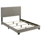 Dorian Fabric Upholstered Full Panel Bed Taupe | Beige | Taupe | 300851F